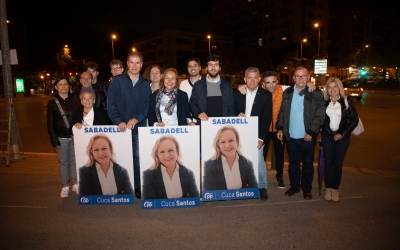 Cuca Santos en la presentació de l'inici de campanya | Roger Benet